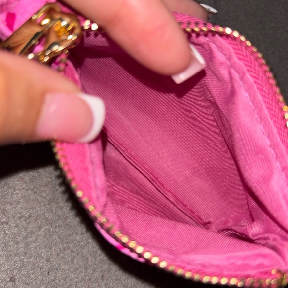 Pink Bow Patterned Coin Purse - Picture 2 of 5